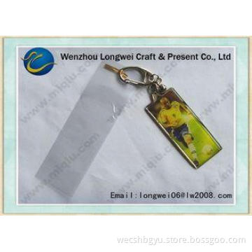 World cup theme acrylic plastic photo keychain for customiz
